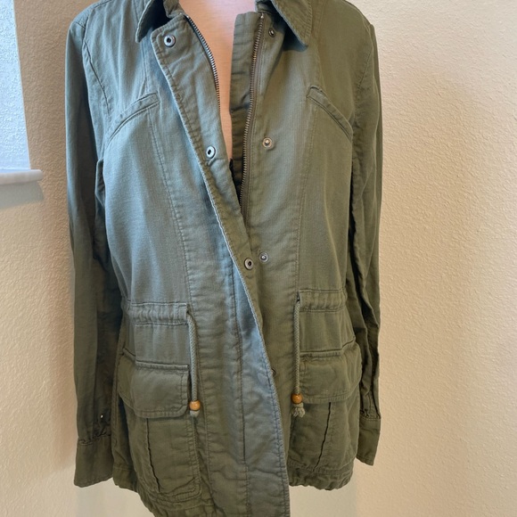 🍀Womens Lucky Brand Utility Jacket M - Picture 3 of 5